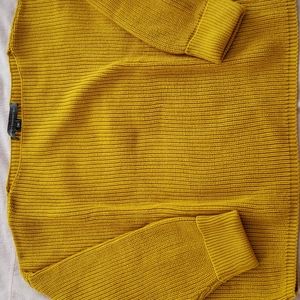 FRENCH CONNECTION boxy cropped sweater pullover Size M